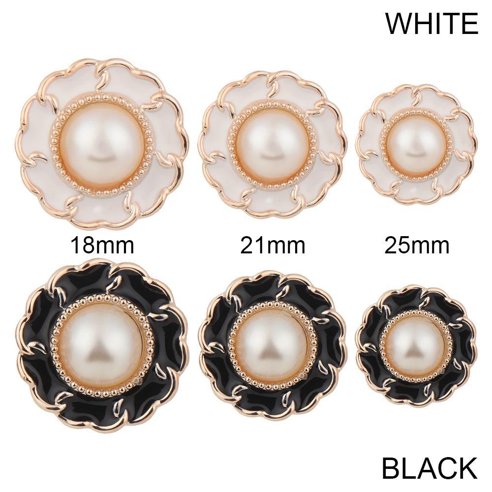 10Pcs Handmade Ornaments DIY Decoration Shirt Buttons Pearl Buttons Sewing Accessories Needlework