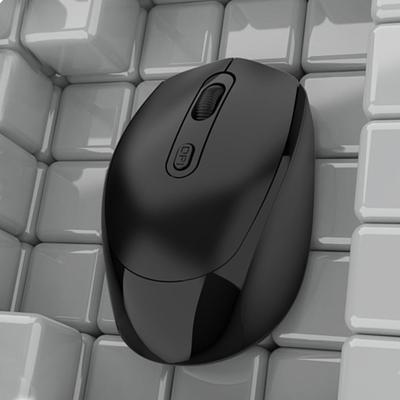 Kabellos Bluetooth und USB Kompatibel mit Mac Microsoft und Schwarzer Maus, 2,4 GHz Kompatibel, Leise, Wiederaufladbar, Optisch, Kompakt, Tragbar,