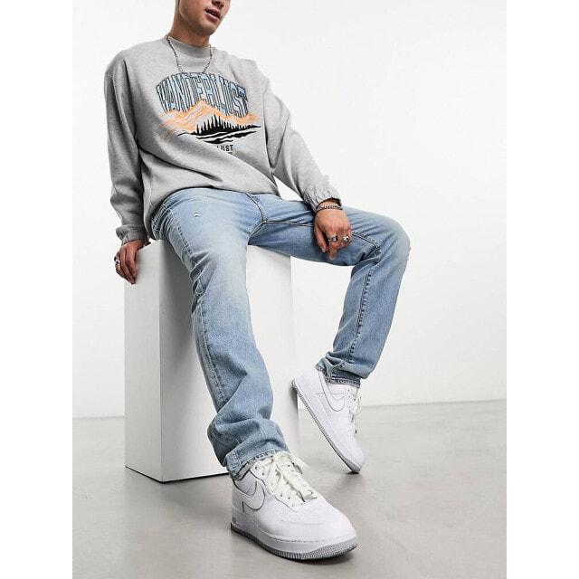 

Голубые зауженные джинсы Levi s 511