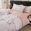 Bijiaman BGM-T2462 Luxury Cotton-Silk Four-Piece Bedding Set