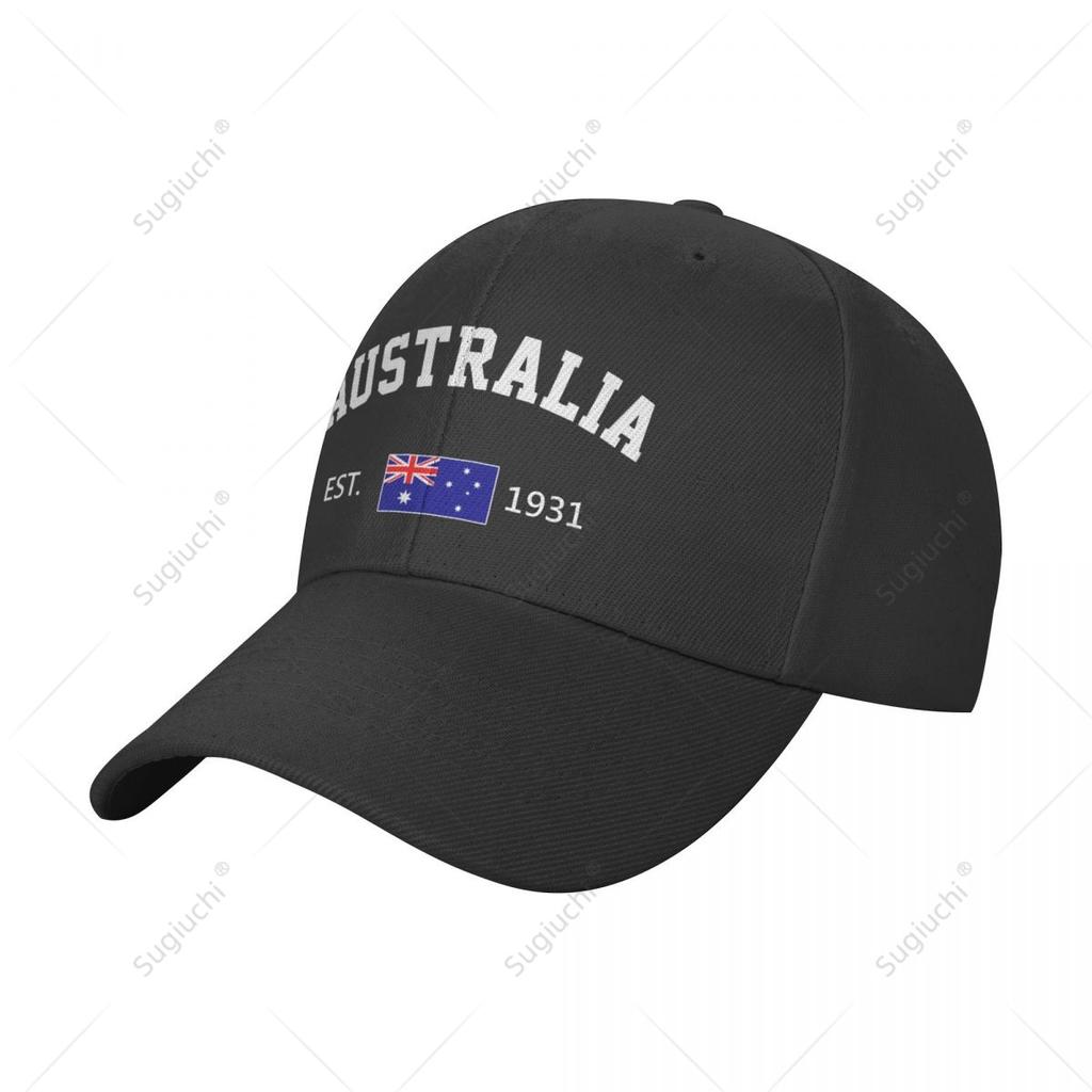 Baseball Cap Australia EST Independence Day Wild Sun Shade Peaked Adjustable Outdoor Caps