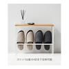 Yamazaki Jitsugyo 5152 Slipper Rack with Top Plate, White W50XD12XH41cm, Tower, Can Store Small Items, Entrance Storage, Slipper Storage