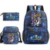Anime The Seven Deadly Sins School Backpack Set with Shoulder Bag Pencil Case for Kids Teens Daily Bookbag