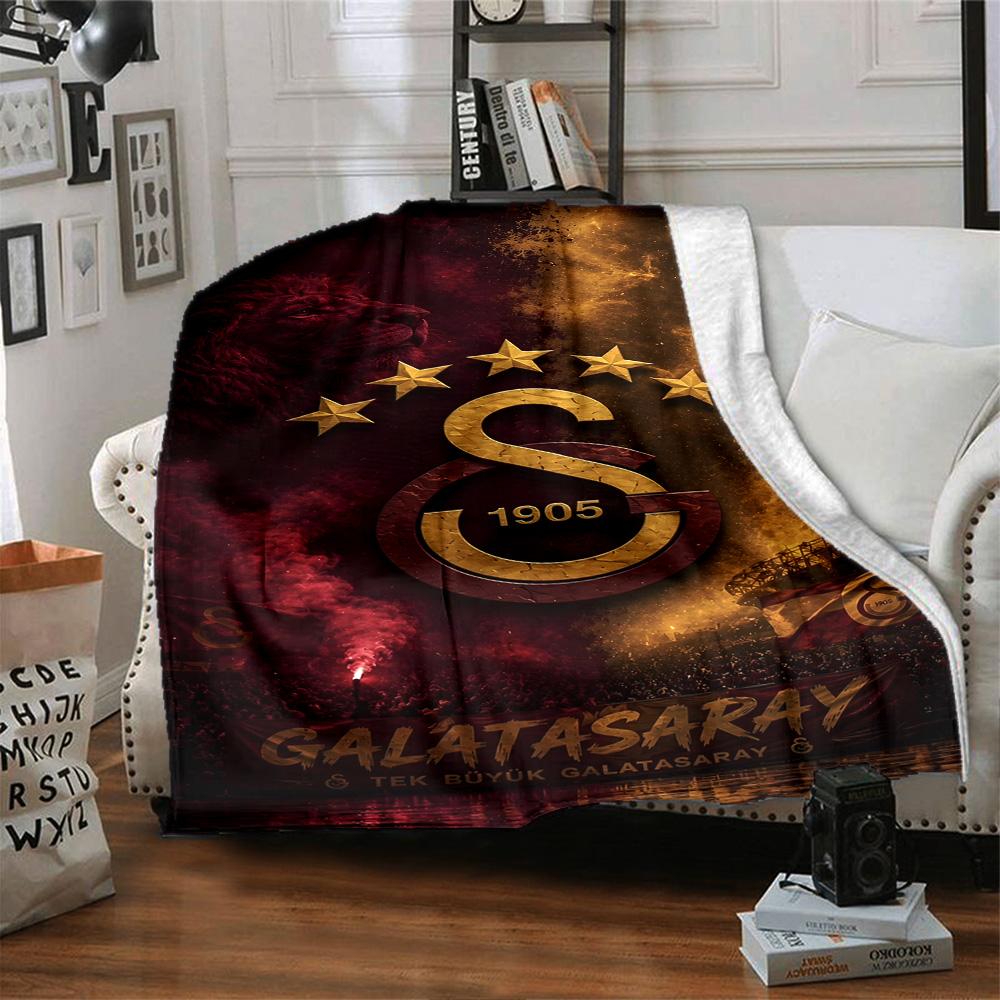 Galatasaray S.k Blanket Ultra-Soft Suitable for Office Chair Bed Office All-Season Use Stylish Decor Gift for Travel Home Birthdays