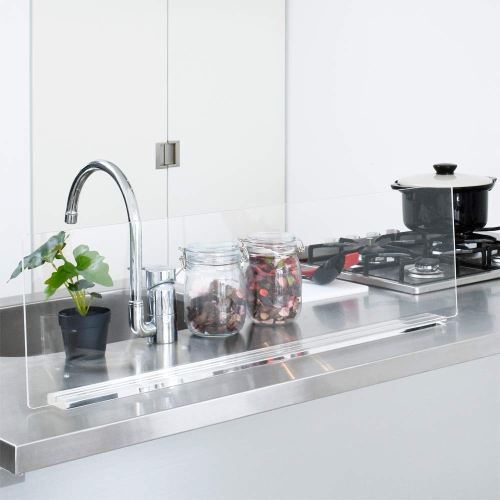 Kuai Acrylic Kitchen Splashproof Panel (90cm Wide, Clear)