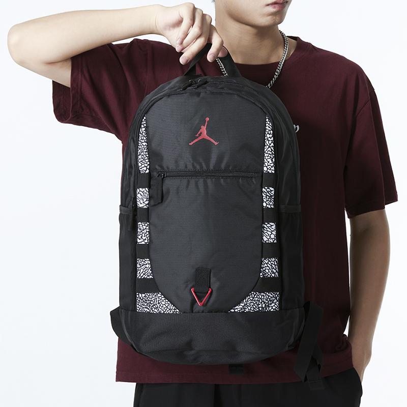 New Jordan Fabric Backpack Regular Unisex Black JD2233003GS-001