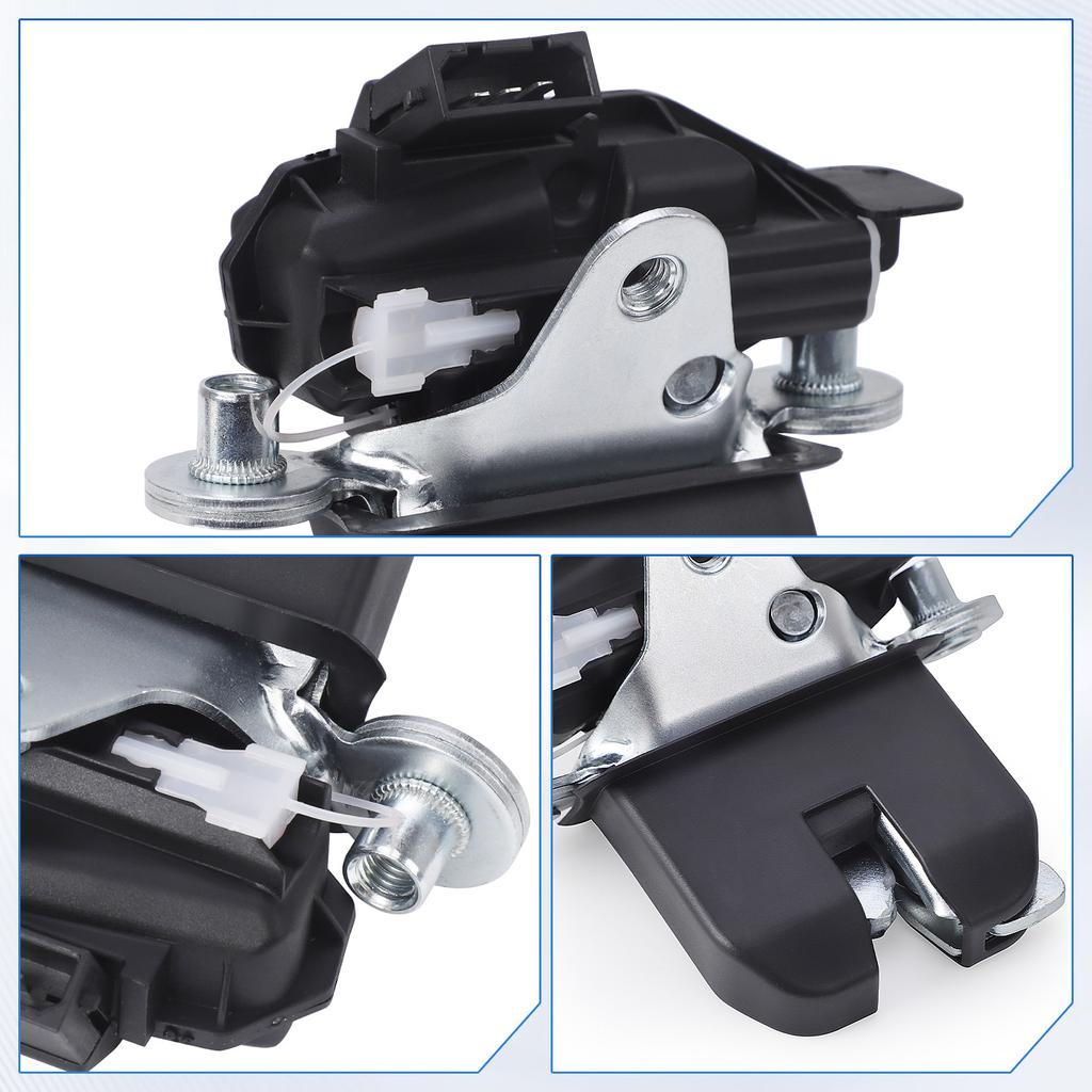 Tailgate Trunk Latch Mechanism Trunk Door Lock Actuator Fit for Skoda Fabia Roomster 2006-2015 5J0827501D 5J0827501B 5J0827501C