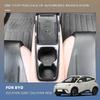 Auto Cup Holder Cover Trim for BYD Dolphin Mini Seagull Dolphin Surf 2024 2025 Imitation Carbon Fiber Interior Accessories