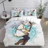 3D-Druck Anime Frieren Bettwäsche KollektionBettbezug Steppdecke Bett Kollektion Tagesdecke Kissenbezug King Queen Twin Größe Jungen Mädchen Erwachsene