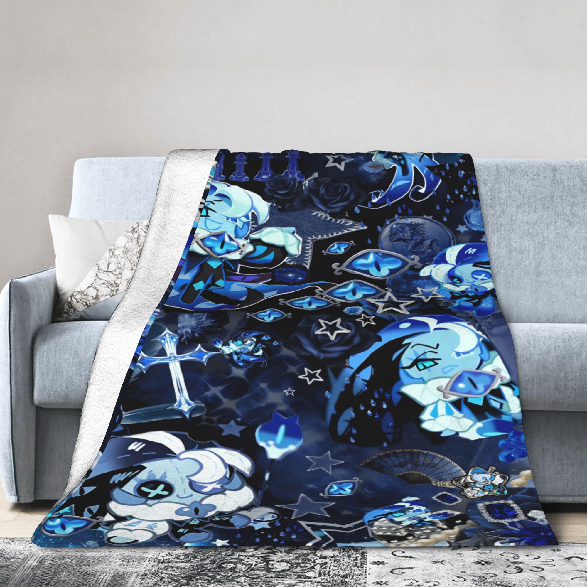 

Warm Soft BlanketKids Decorative Shadow Milk Cookie Bedding Throws Run Kingdom Flannel Bedspread For Couch Trend Sofa Bed Cover 75x90cm