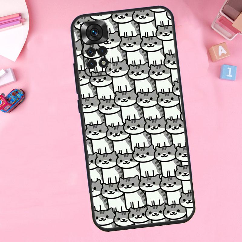 Funny cute cats For Xiaomi Redmi Note 14 10 11 12 13 15 Pro Plus Phone Case For Redmi 15 15C 14C 12C 10C 13C