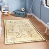 Children's Bedroom Rug 80x150 Cm Polyester Treasure Map