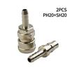 Air Line Hose Fittings Tools Quick Release SH20 PH20 Silver Air Line