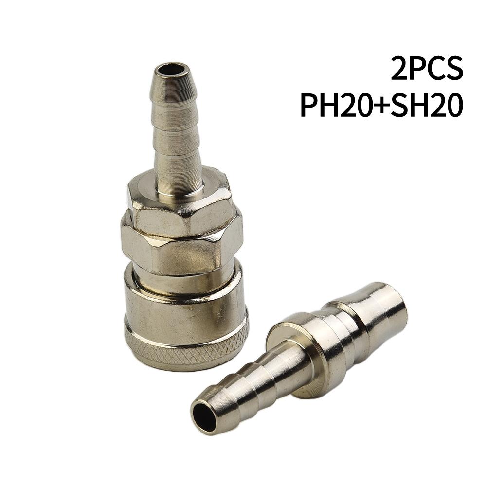 Tools Hose Fittings 8mm Portable Silver Coupler Connector Quick Release SH20 PH20 Hose Fittings Useful Hot Sale