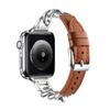 Kovový kožený řemínek pro Apple Watch řemínek 45 mm 44 mm 42 mm 41 mm 40 mm 49 mm 38 mm pro Iwatch Ultra2 9 8 7 6 5 4 SE Vyměnit náramek
