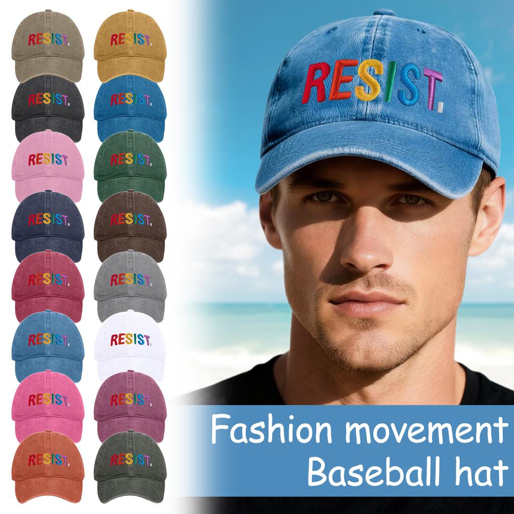 Cap Mens Womens Print Distressed Adjustable Sun Hat Cotton Funny Hats