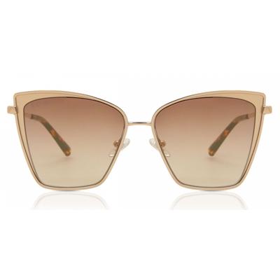 Becky Gold+flash Brown Gradient Lens Women Sunglasses