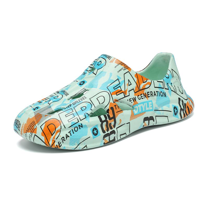 

Outdoor Sandals Men Utralight Slippers Comfortable Platform Men Sandals Summer Supersoft Desinger Shoes Clogs Sandalias Hombre 38-39 синий