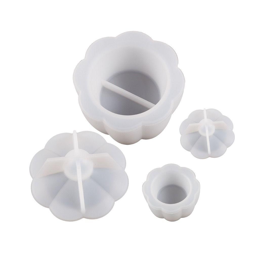 DIY Craft Storage Box Mold Silicone Candlestick Mold Creative Candle Jar Mold  Home Decor