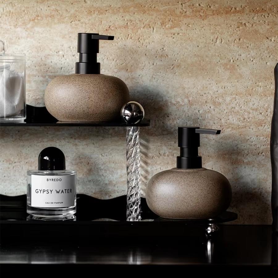 Vintage Cave Stone Tissue Box Resin Coffee Table  Napkin Paoper Organizer Modern Lotion Bottle Bathroom Livingroom Decoration