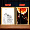 Anime Figure Light Painting Photo Frame Berserk Behelit Griffith Action Figures Led Lamps Room Decor  Chirstmas Gifts moon Lamp