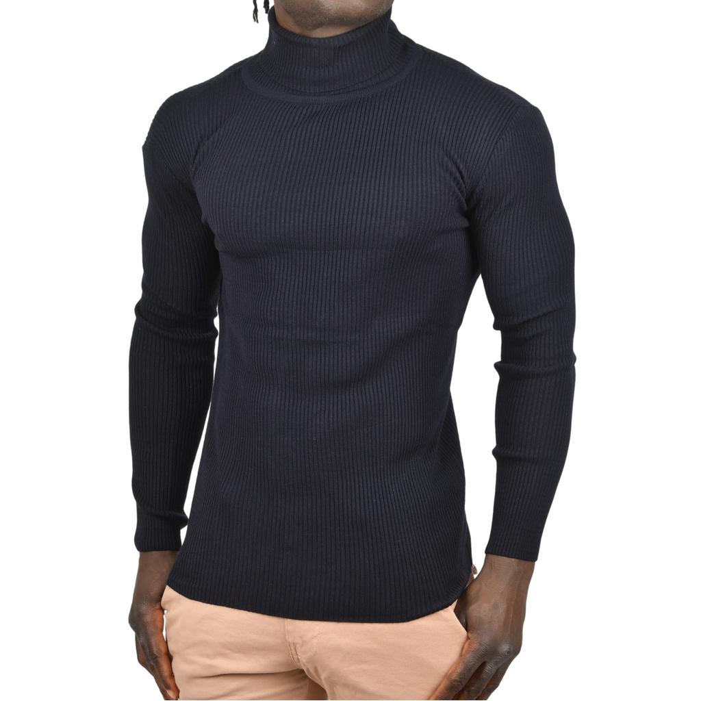 DeepSEA İnce Fitilli Tam Boğazlı Balıkçı Yaka Tüylenmeyen Triko Kazak 2505498