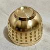 Brass Hundred Blessings Bowl Feng Shui Mini Tabletop Decoration for Home Office Exquisite Wealth & Good Luck Gift