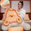Removable washable cushions Bedhead backrest mat Cartoon butter biscuit pillows soft and comfortable sofa cushion lazy person Waist and Neck Pillow