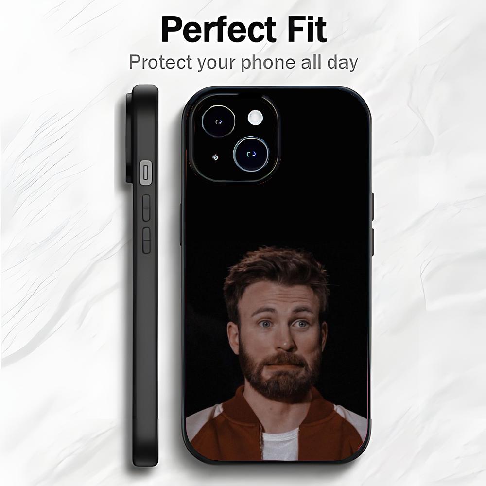 Hollywood Actor C-Chris Evans Phone Case Phone Case Soft Packaging Lightweight For iPhone17 16 15 14 13ProMax