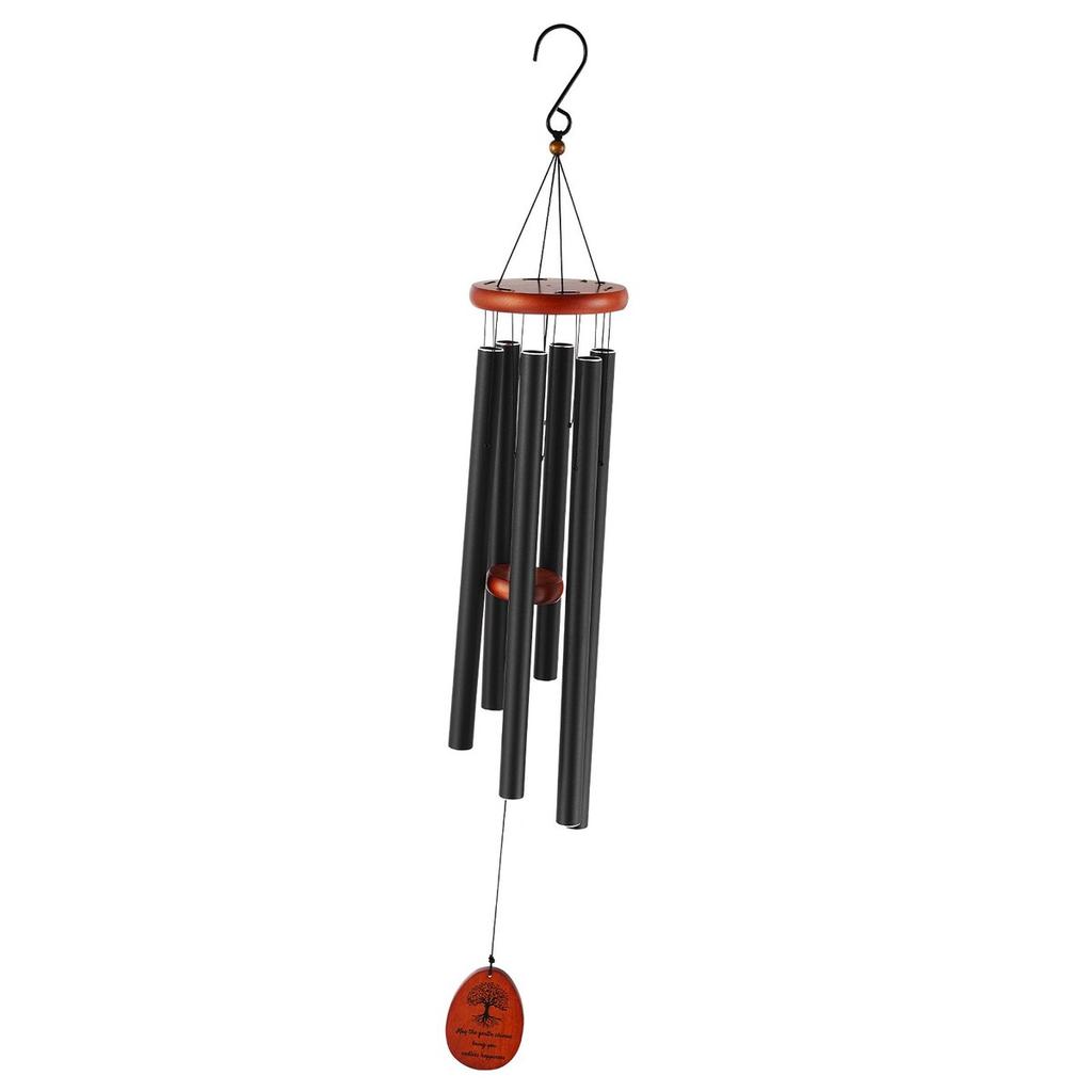 Wind Chimes for Outside, 1042 mm, Deep Tone Wind Chimes with 6 Tubes, Unique Large Memorial Wind Chimes for Anniversary, Amazing Outdoor Decor for