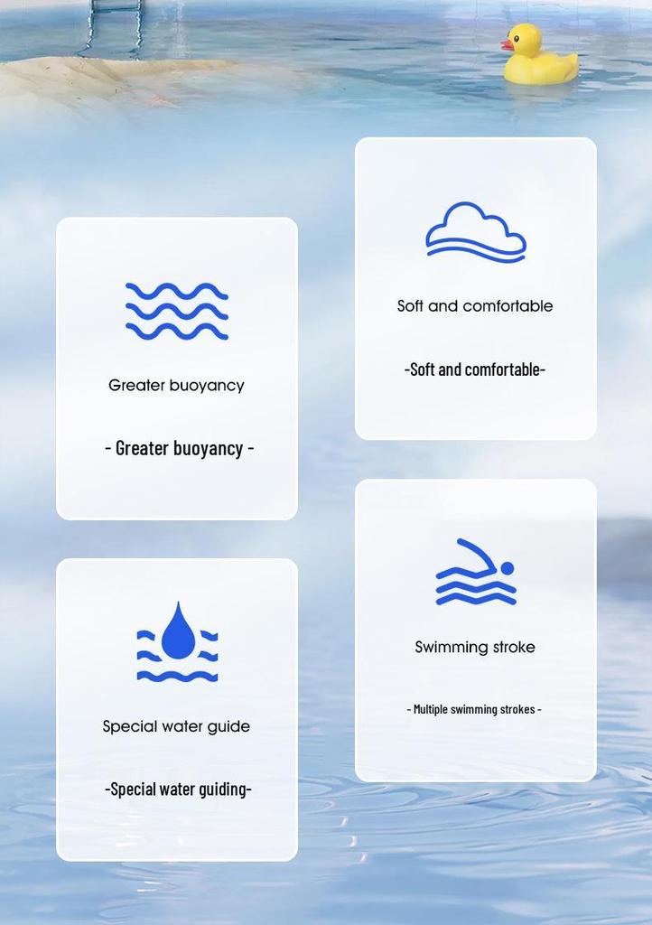 Silicone Freestyle & Breaststroke Swim Paddles for Kids and Adults
