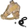 Tactical Anti-Pull Dog Harness & Leash for Medium to Large Breeds - Ideal for Border Collies & Golden Retrievers