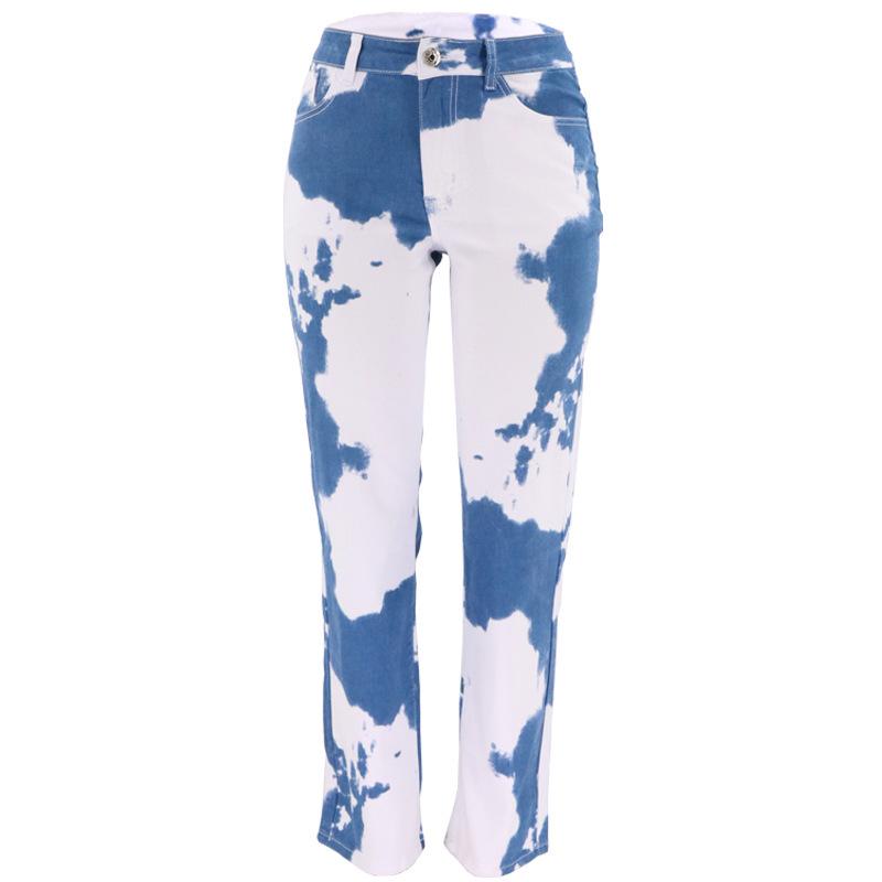 

Women s White and Blue Slim Fit Long Denim Pencil Skirt - Spring/Summer 2022 Collection Small синий/белый