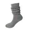 Slouch Socks Cotton Scrunch Knee High Extra Long and Heavy Socks Casual Solid^
