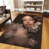 Floral Dreams Custom Name Carpet Rug For Living Room Bedroom Home Sofa Decoration Kids Play Nonslip Floor Mat