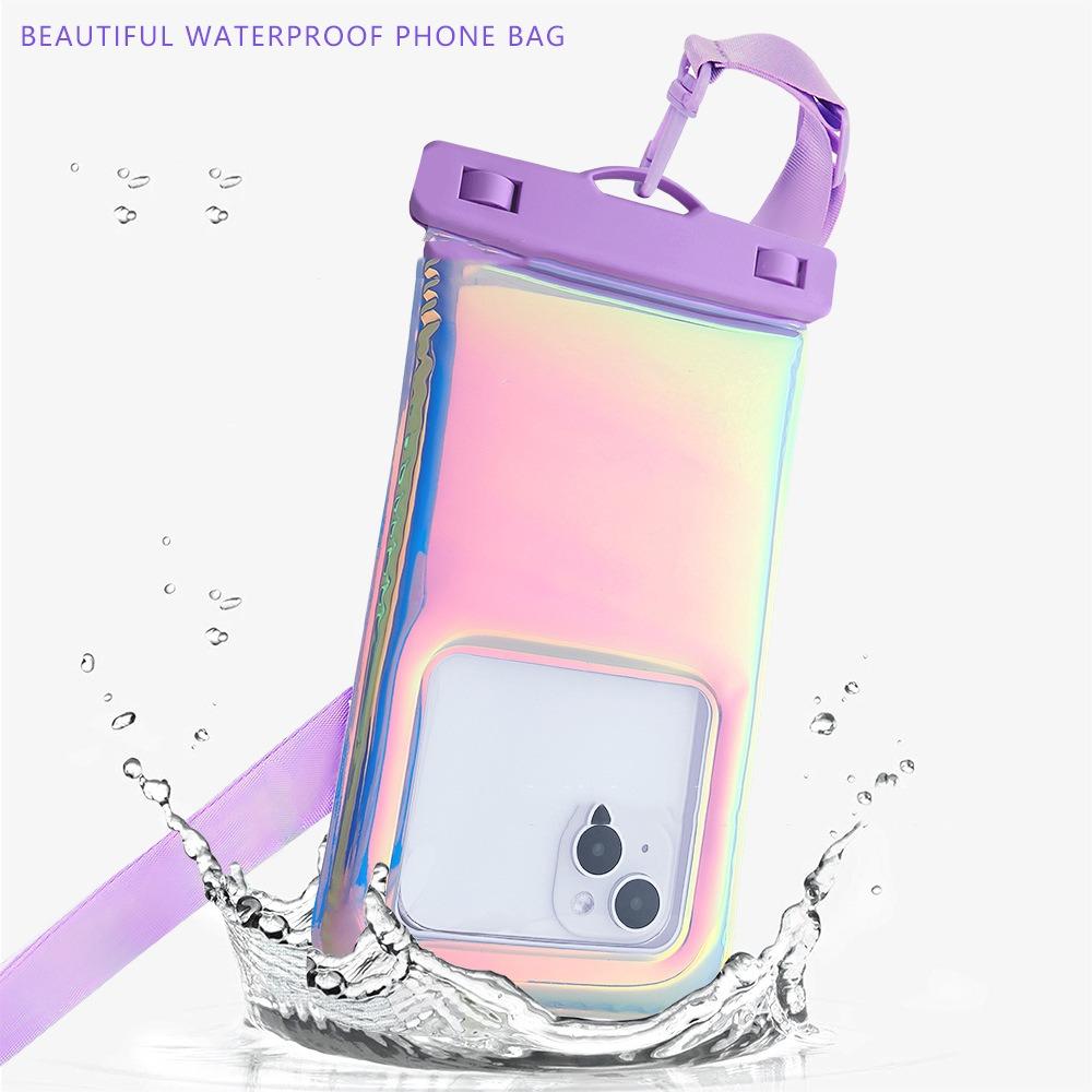 Transparent Mobile Phone Waterproof Bag IPX8 Swimming Waterproof Phone Bag Swimming