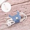 PU Leather Cable Straps Cord Organization Cable Clip Tie Portable Earphone Wrap Winder Wire Tie Cable Management Clip