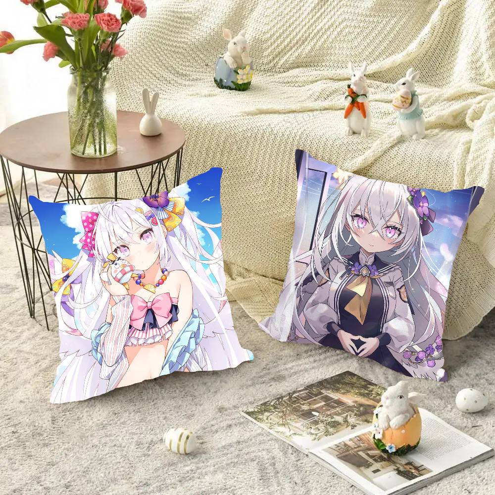Blue Archive Shirasu Azusa Game Pillow Case Square Pillow Bedroom Sofa Leisure Comfort Cushion Car Living Room Home Decoration