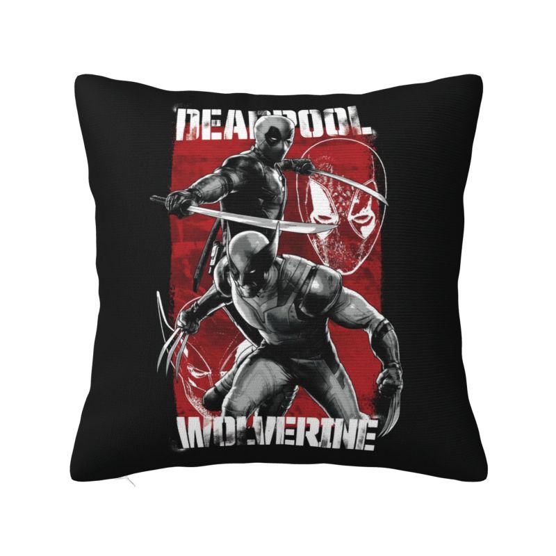 Federe Cuscino Cartoon Eroe Deadpool Personalizzate Federa Cuscino Nordica Federa Cuscino in Velluto