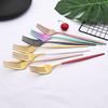 6Pcs Rianbow Matte Abendessen Gabel Edelstahl Geschirr Besteck Küche Gabel Hotel Familie Geschirr Besteck Besteck Set