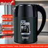 Wanlida Stainless Steel Electric Kettle: Compact Household Appliance with Keep-Warm Function.