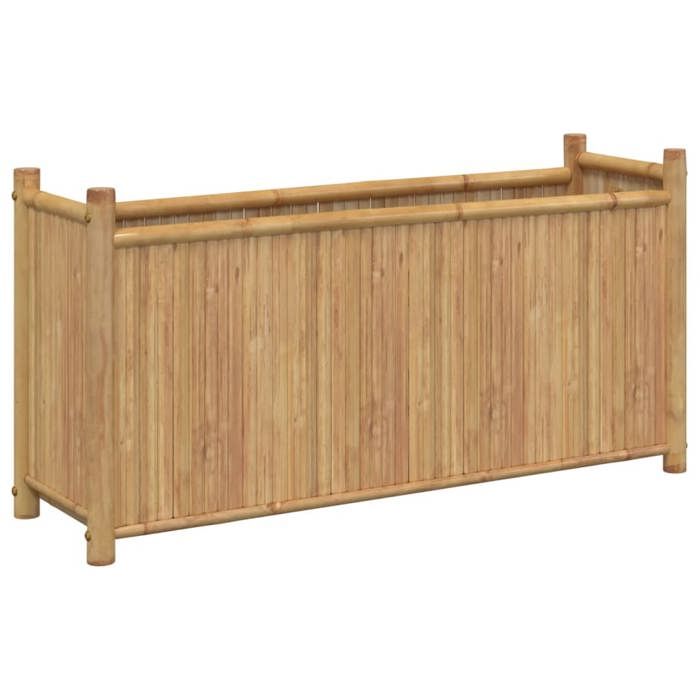VidaXL Planter 100x30x50 Cm Bamboo, Raised Bed, Flower Pot, Flower Pot, Flower Box, Garden Pot, Stand of 366463