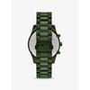 Michael Kors Oversized Lexington Green-Tone Watch MK9166