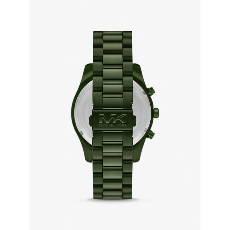 Michael Kors Oversized Lexington Green-Tone Watch MK9166