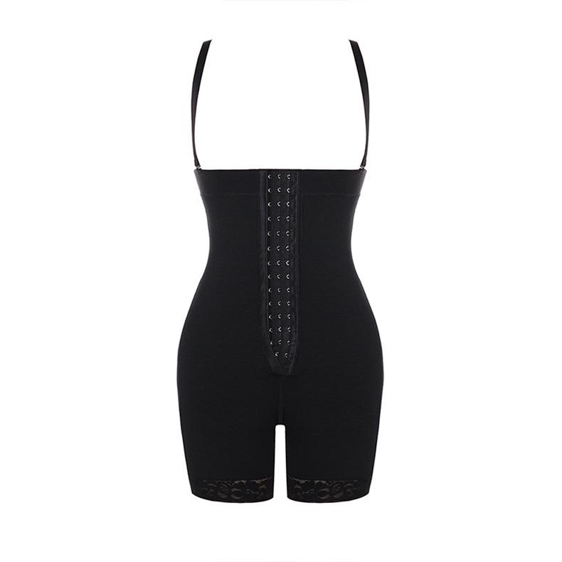 Sleek Tummy Control Bodysuit: Waist Trainer & Postpartum Shaper with Hip Lift