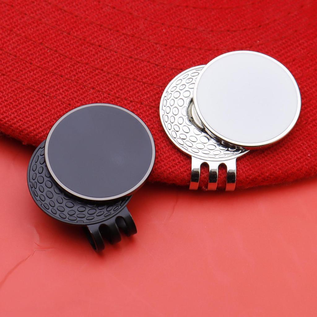 Magnetic Golf Ball Marker 25mm Portable Ball Marker Hat Clip Set Clip-On Golf Ball Marker Outdoor Golf Accessories 5