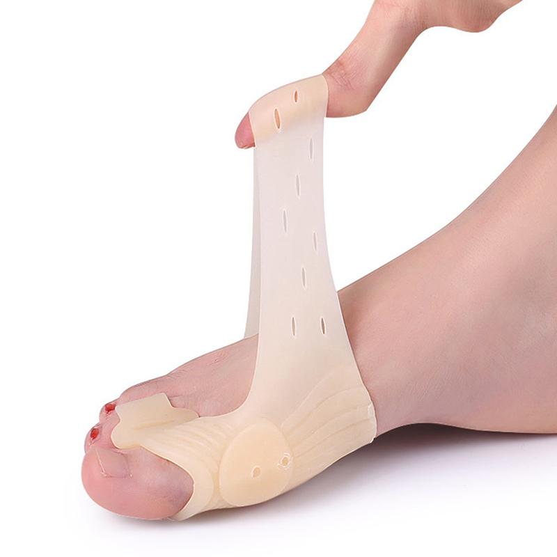 2Pcs Silicone Big Toe Separator Valgus Bunion Corrector Feet Bone Thumb Adjuster