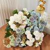 Simulated Flowers Bunch Real Touch No Withering Fake Flowers Centerpiece Table Wedding Party Home Decor