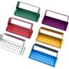 Dental Diamond Burs Drill Disinfection Block 30 Holes Multicolour High Speed Handpiece Burs Storage Organization Holder
