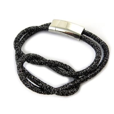[N5431] - Gray 'Scarlett' Designer Bracelet (sailor's Knot)